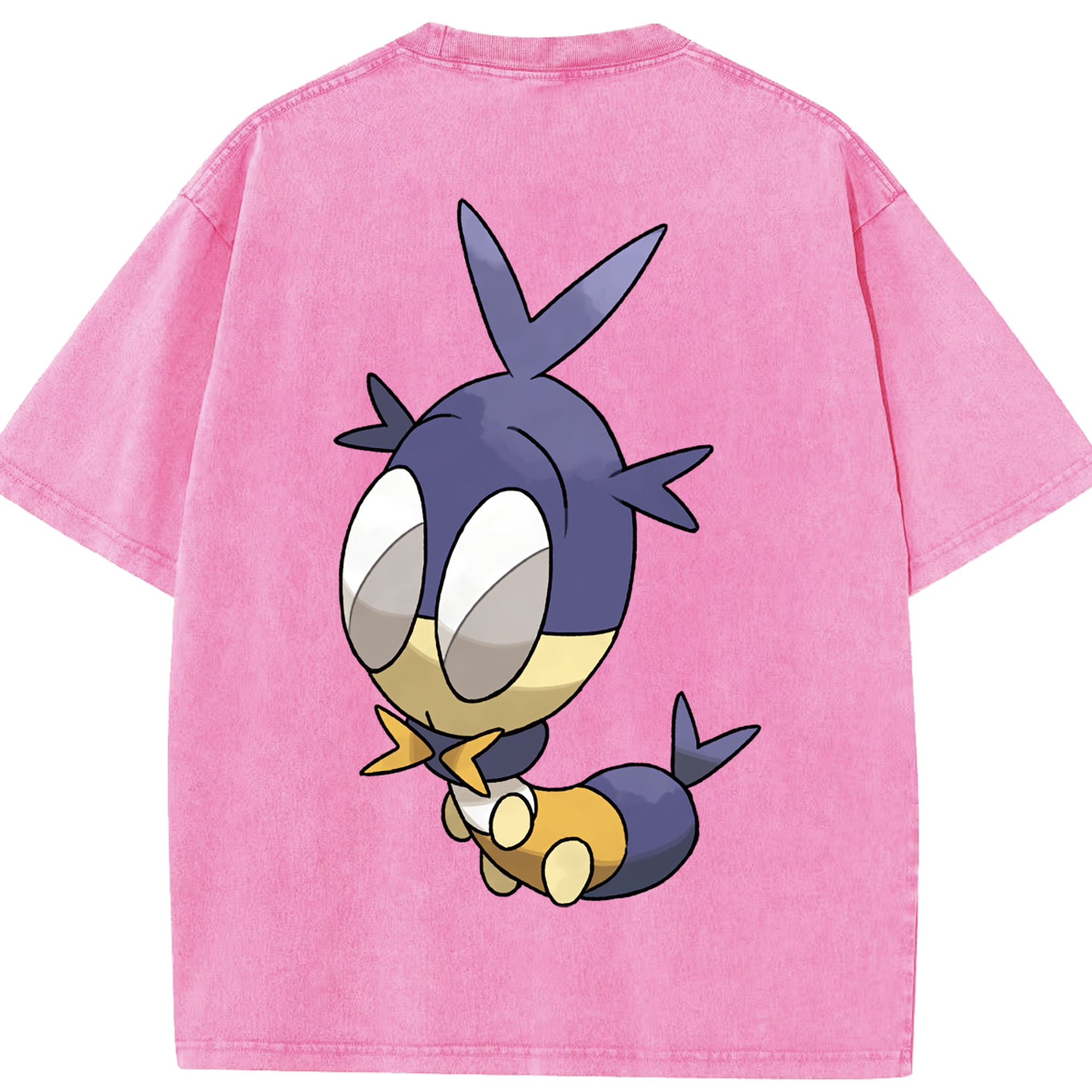 （画像用） ポケットモンスター Pokémon 綿100% ヴィンテージ風 半袖Tシャツ（背面プリント）